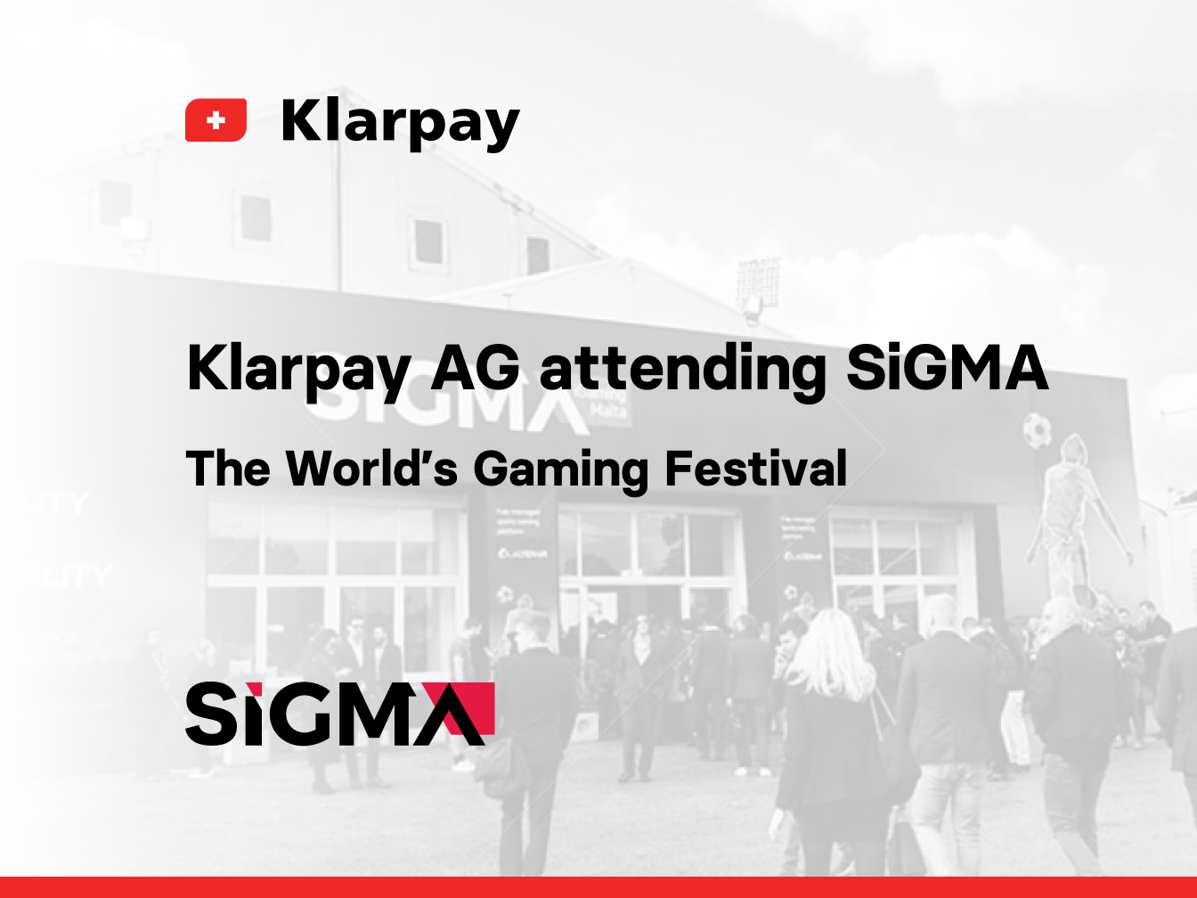 Klarpay AG attending SiGMA - World's Gaming Festival